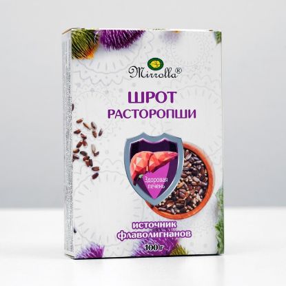 Изображение Шрот расторопши Mirrolla, 100 г