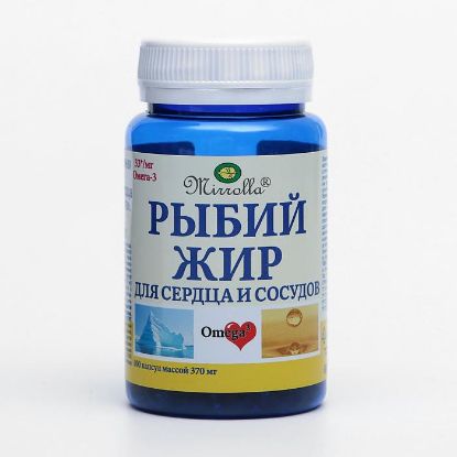 Изображение Рыбий жир Mirrolla для сердца и сосудов, 100 капсул
