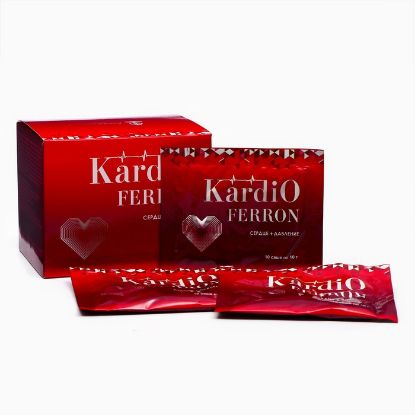 Изображение Комплекс Сердце+Давление Kardio Ferron, 10 пакетов по 10 г.