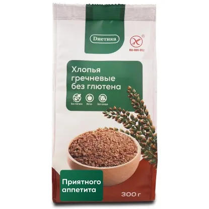 Изображение Хлопья Гречневые "Диетика"