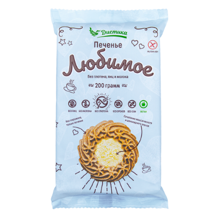 Изображение Печенье сдобное "ДИЕТИКА" любимое