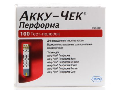 Изображение Тест-полоски Accu-Chek Performa №100