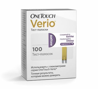 Изображение Тест-полоски OneTouch Verio IQ №100